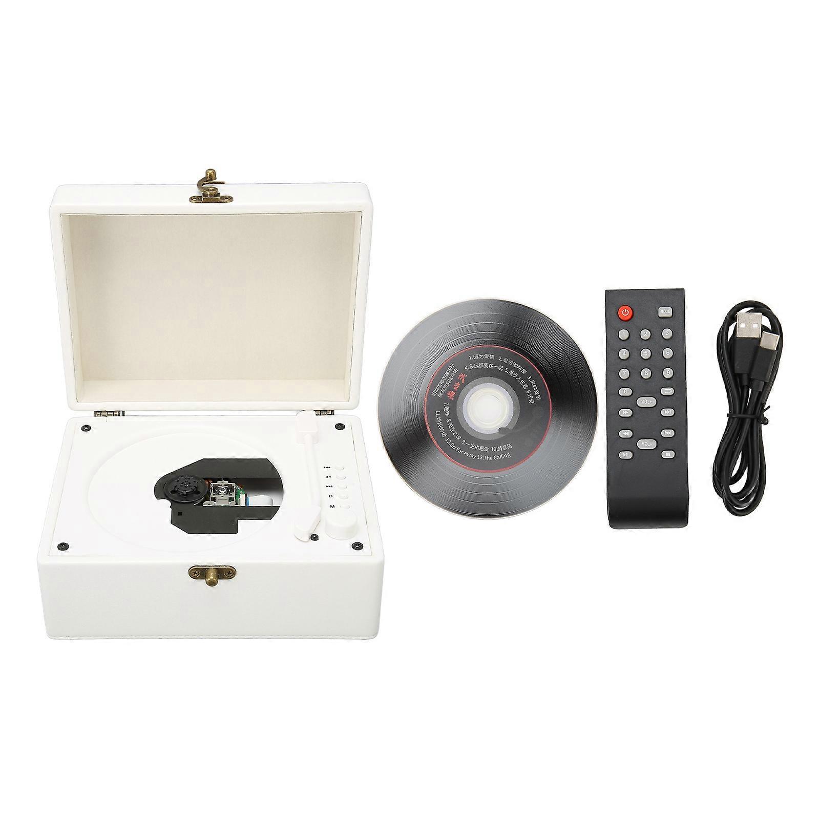 Bluetooth CD Player, AUX, USB, Headphone Jack, Record Player