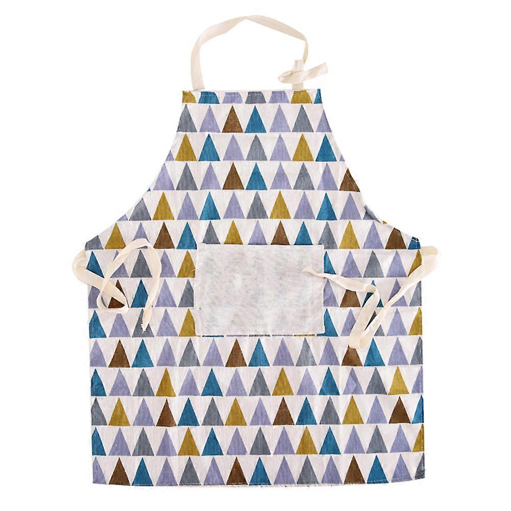 Cotton Linen Kitchen Apron for Cooking, Adjustable Size, Durable Material, Stylish Design in Various Colors