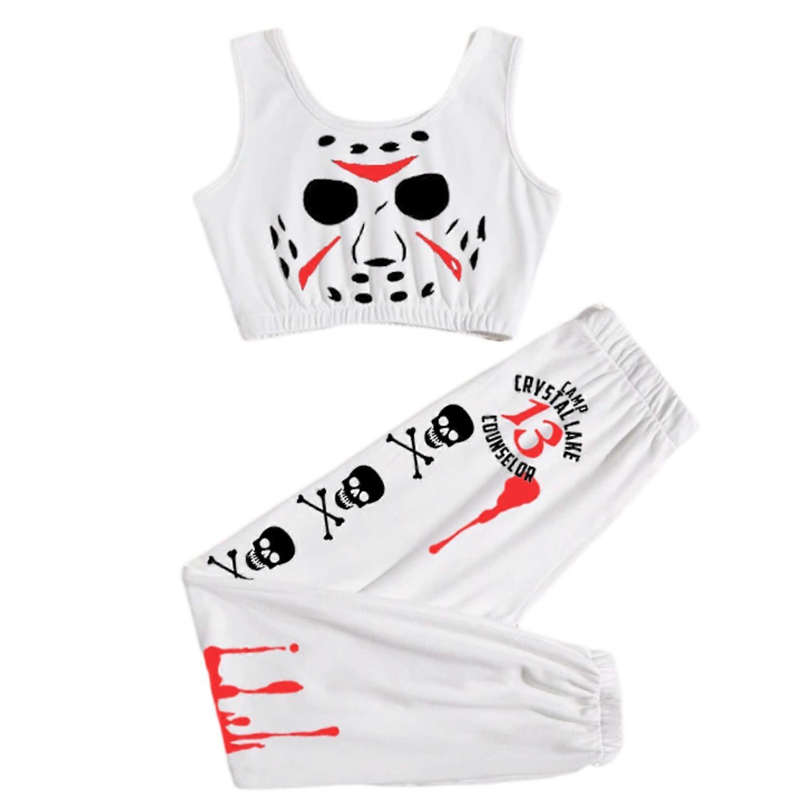 Deux pièces Punk Style Sac Souple Bikini Imprimé Femmes Maillot De Bain Maillots De Plage Multicolore Populaire Split Maillots de Bain Ensemble S