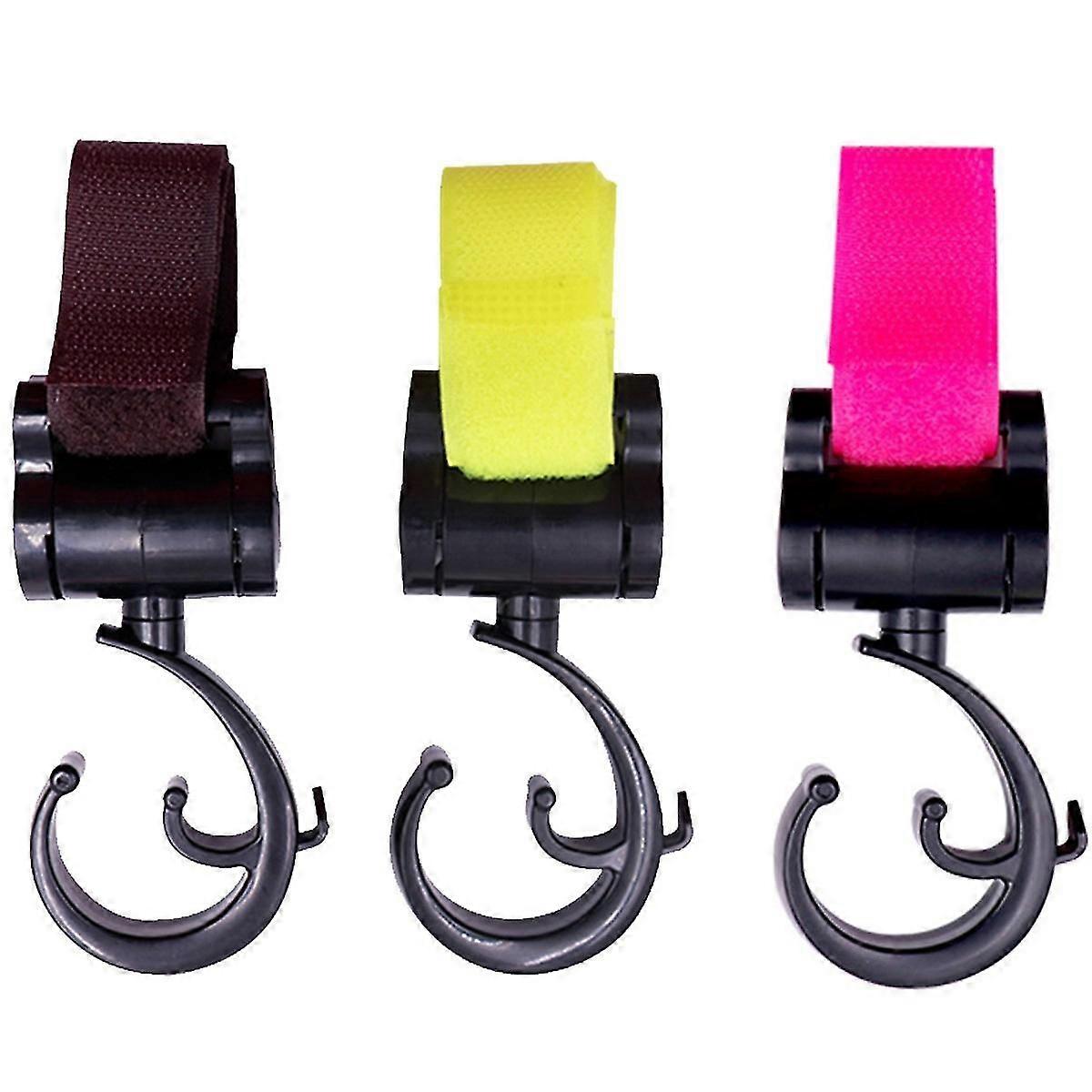 Helmet Hook 360 Degree Rotating Fastener Tape Strong Load Bearing No Punching Easy Installation