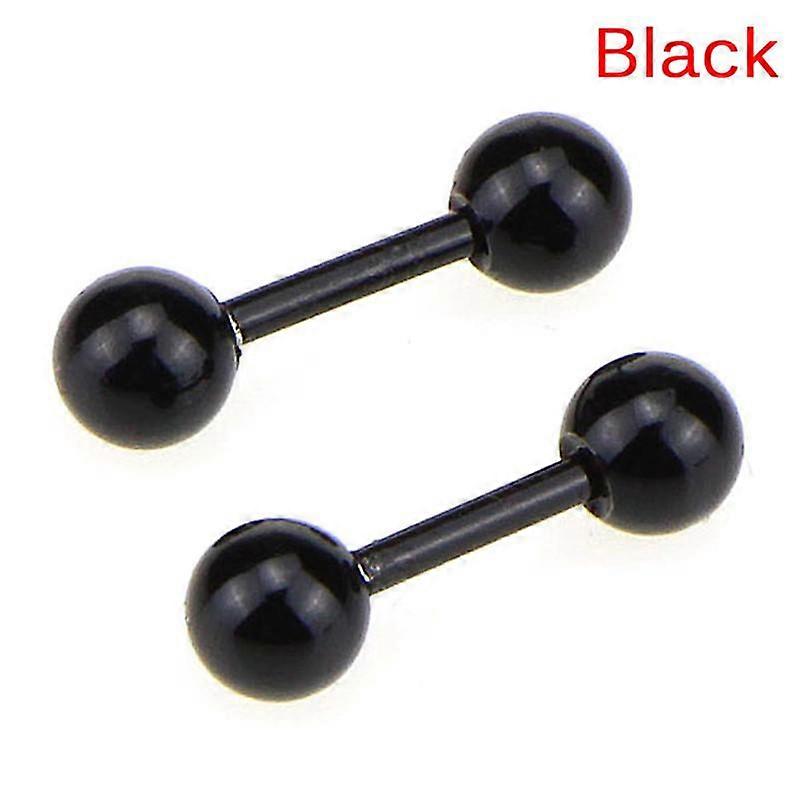 Stainless Steel Barbell Ear Cartilage Tragus Helix Stud Bar Earrings Piercing