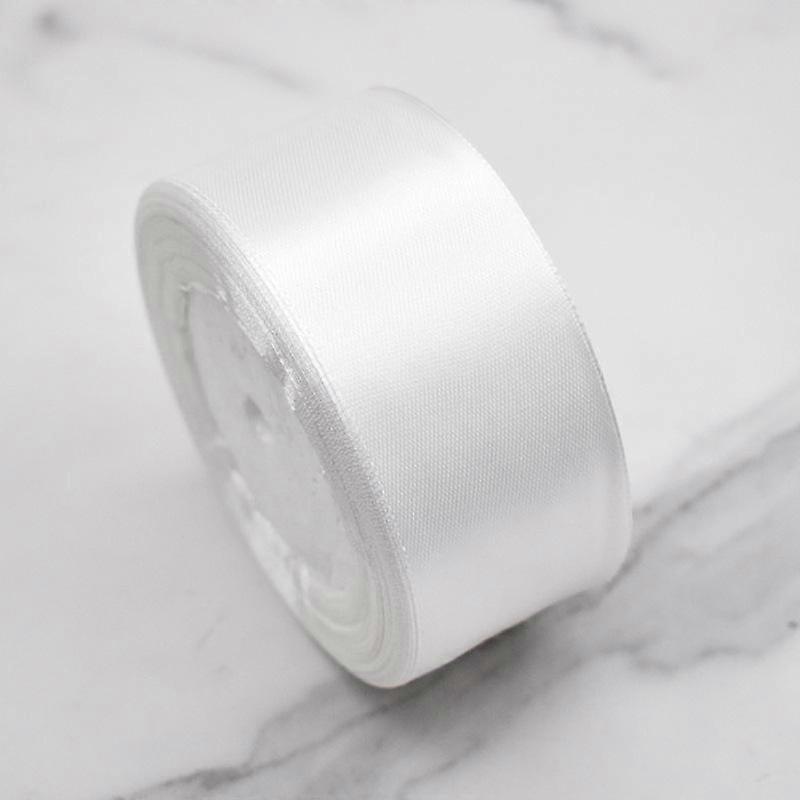 22Meters/Roll 4cm ευρεία σατέν κορδέλα, για την κατασκευή τόξων τρίχας, την τούρτα και το ψήσιμο διακοσμήσεις Κορδέλα διακόσμησης γάμου πάρτι
