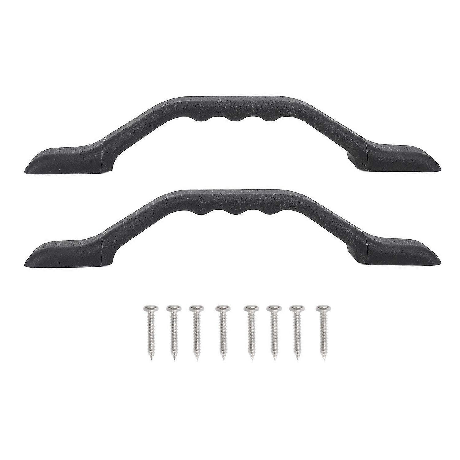 2pcs RV Door Grab Handle Nylon RV Entry Door Assist Handle for RV Step Travel Trailer Toilet 232mm B