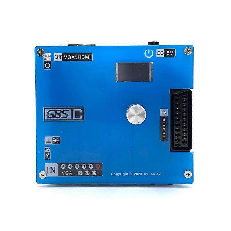 GBSC Converter GBS Control Game Video Transcoder GBSC RGBS VGA Scart Ypbpr Signal to VGA HD Upscalers
