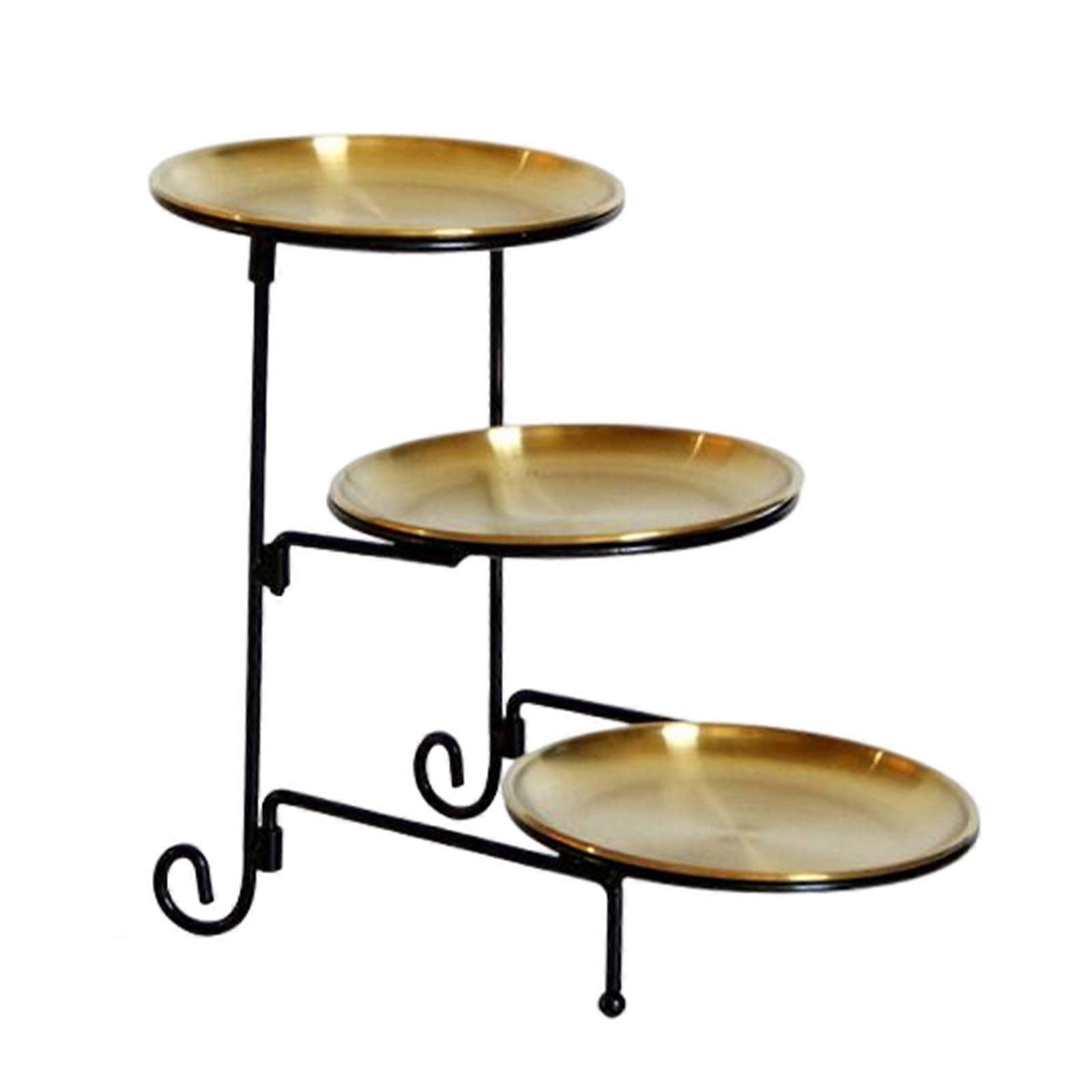 3 Layer Serving Platter Detachable Cupcake Stand Rack Restaurant Decoration