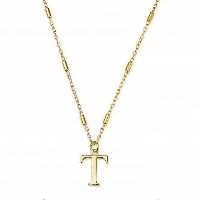 Gold Iconic Initial T Necklace GNCC4041T