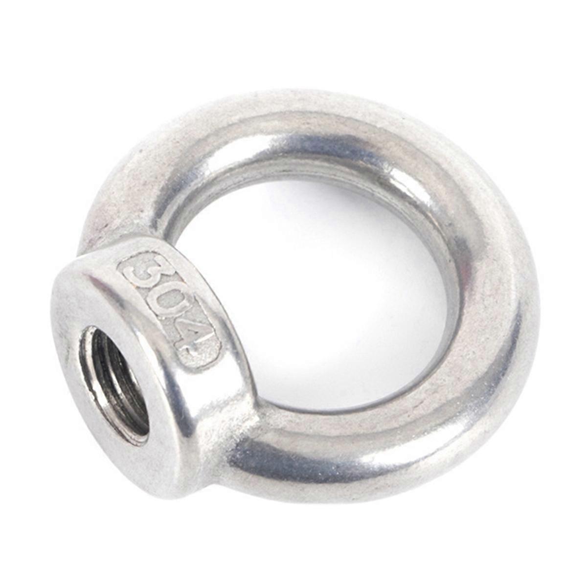 Øyemutter rustfritt stål marine løfteøyemuttere ringmutter øye for kabelløfting