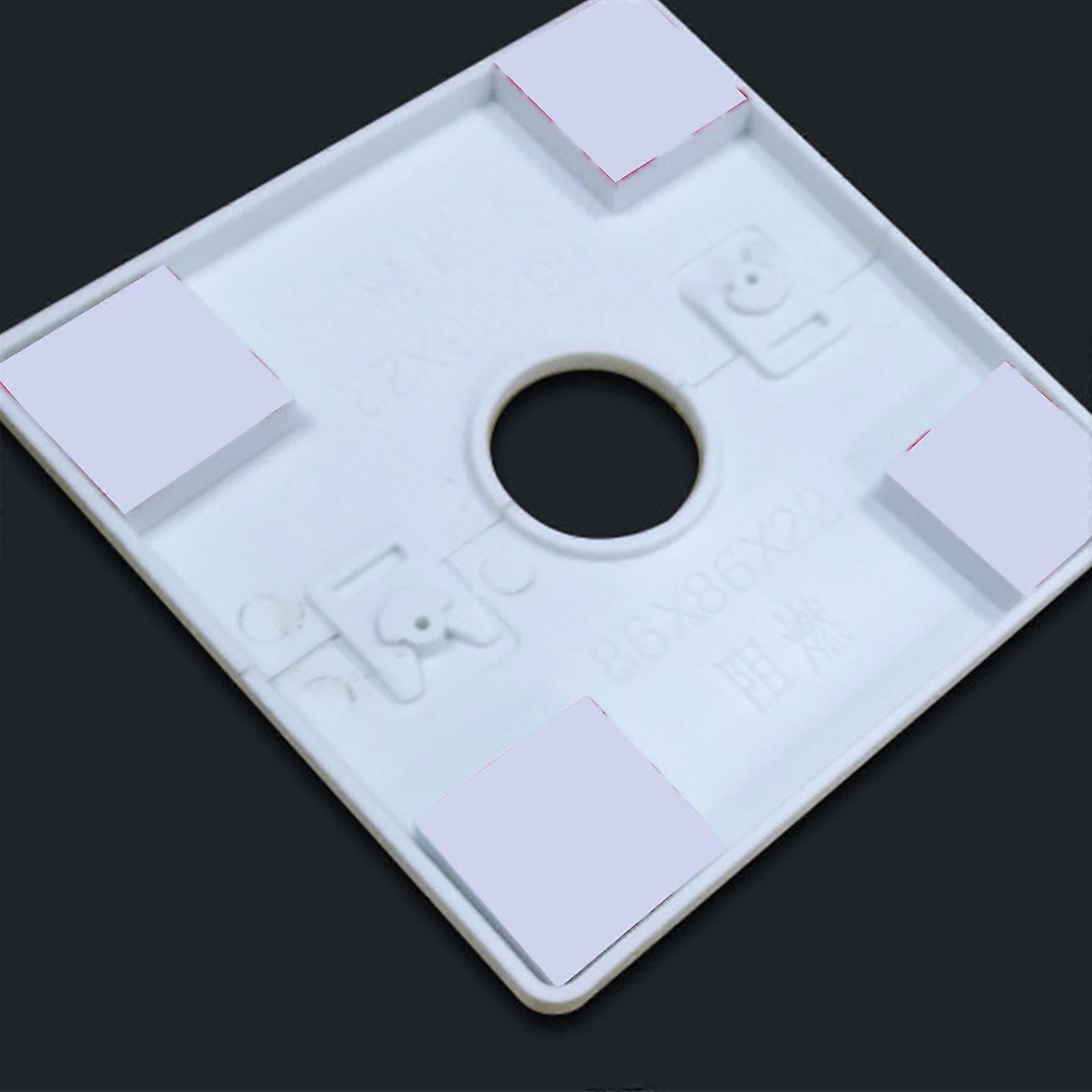 Yuly Self-Adhesive Wall Split Flange Escutcheon Cover Plate Square Faucet Decorative Cover Air-conditioning Dust Pipe Plug Wall Split Flange Pipe Cover, White Yuly Self-Adhesive Wall Split Flange Escutcheon Cover Plate Square Faucet Decorative Cover Air-conditioning Dust Pipe Plug Wall Split Flange Pipe Cover, White