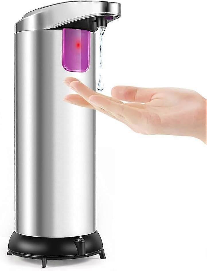 Automatic Touchless Infrared Sensor Liquid Hand Soap Dispenser with Base for Kitchen 8OZ