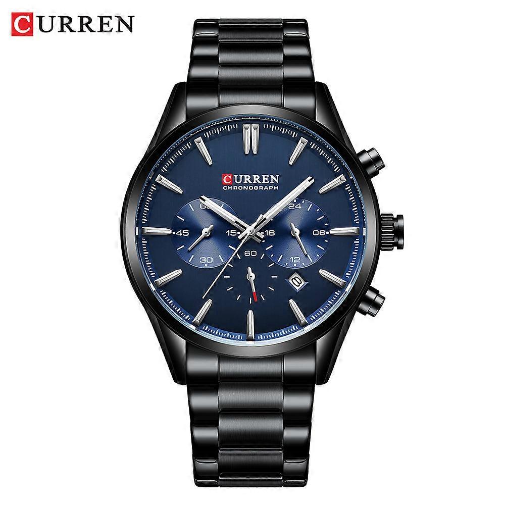 Curren Men's Waterproof Watch with Luminous Dial - Accurate Quartz Movement