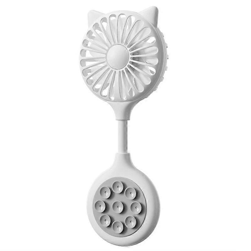 Mini Suction Cup Fan Desktop Portable Folding Fan