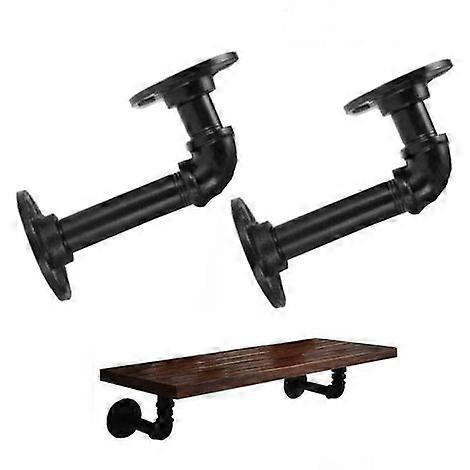 Iron pipe bracket-6 cm high 10 deep 15 cm