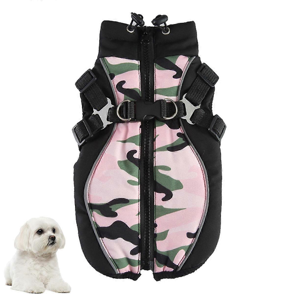Camouflage Puppy Warm Jacket - Winter Puppy Sweater Coat - Ρούχα κουταβιών για εσωτερική και εξωτερική χρήση