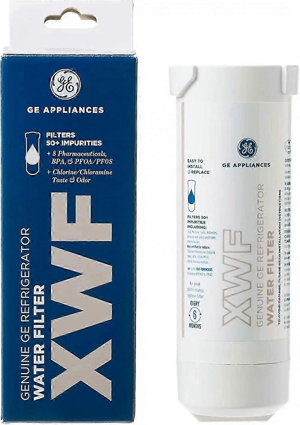 Xwf Refrigerator Water Filter | Certified To Reduce Lead, Sulfer, And 50+ Other Impurities | Replace Every 6 Months For Best Results | Pack Of 1