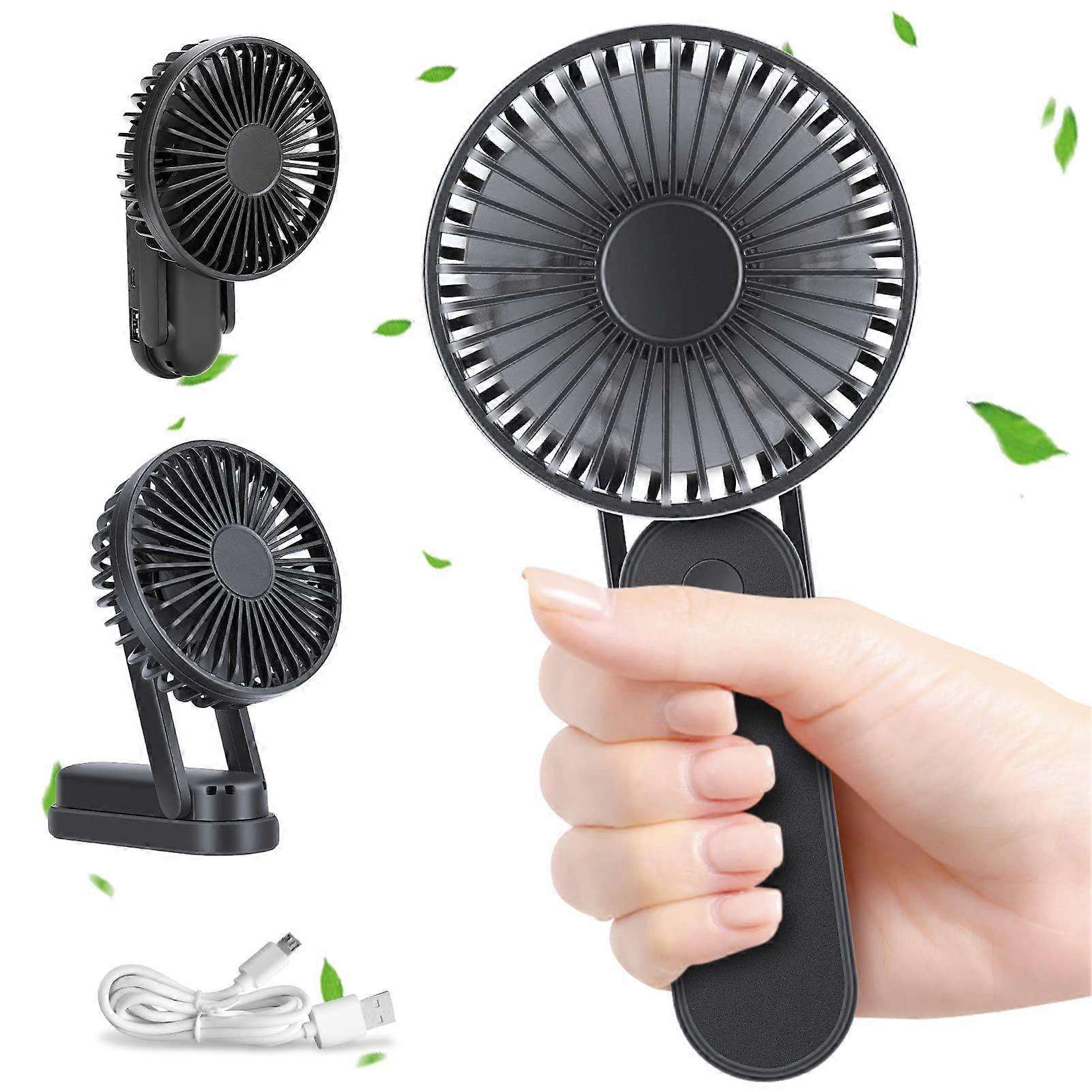 Portable Mini USB Handheld Fan (Black)