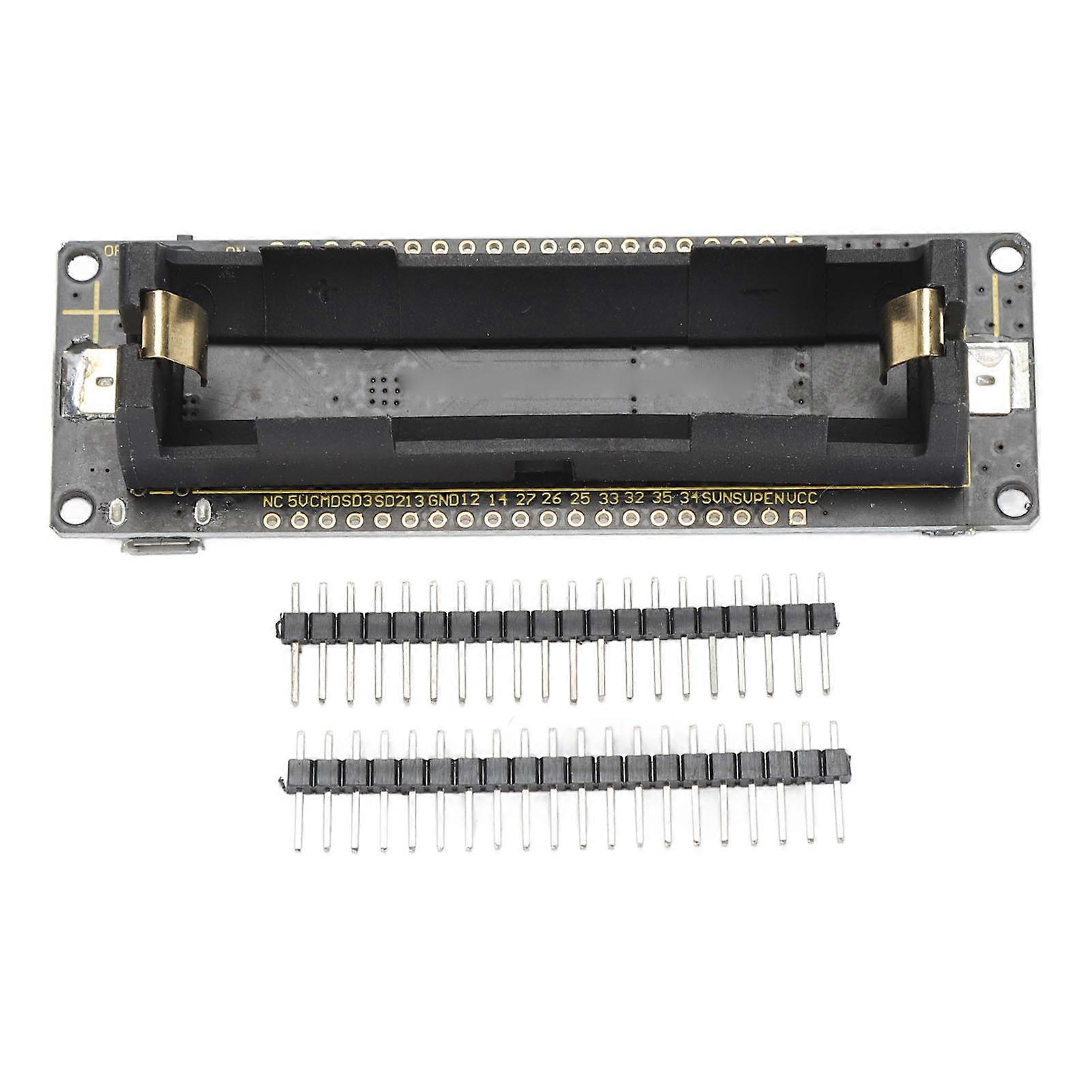 ESP WROOM 32 WiFi and Bluetooth Transceiver Module Development Board Microcontroller Processor with Battery Holder for Smart Home