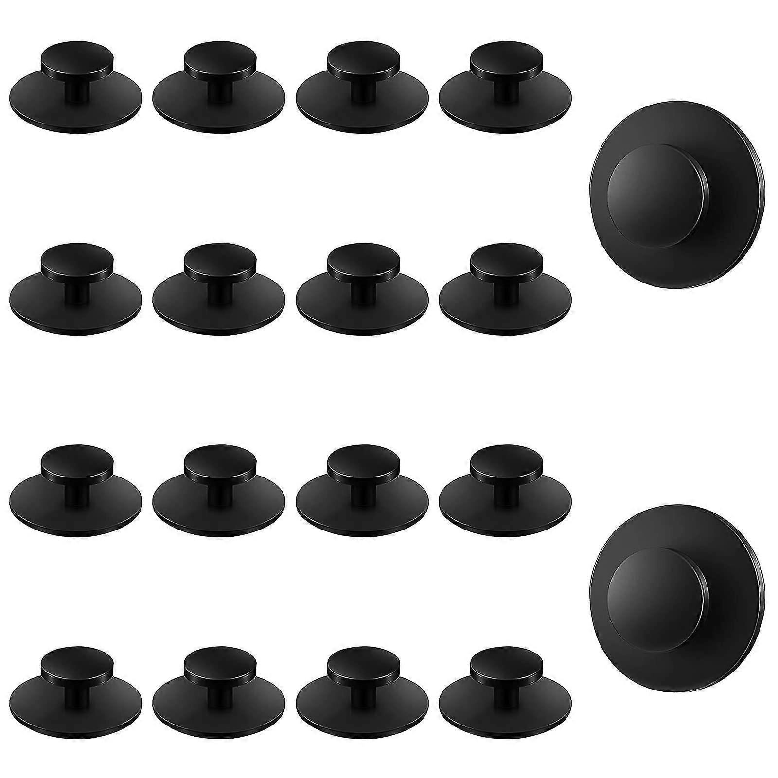 Self Adhesive Drawer Knobs, 20 Pcs Plastic Drawer Handles, Cupboard Knobs, Drawer Auxiliary Handles