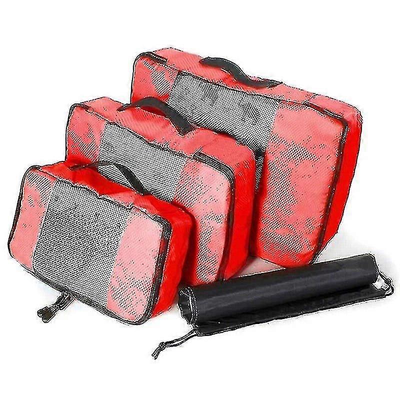 Sjq Mesh Organizing Set, 3 Stk.-rot