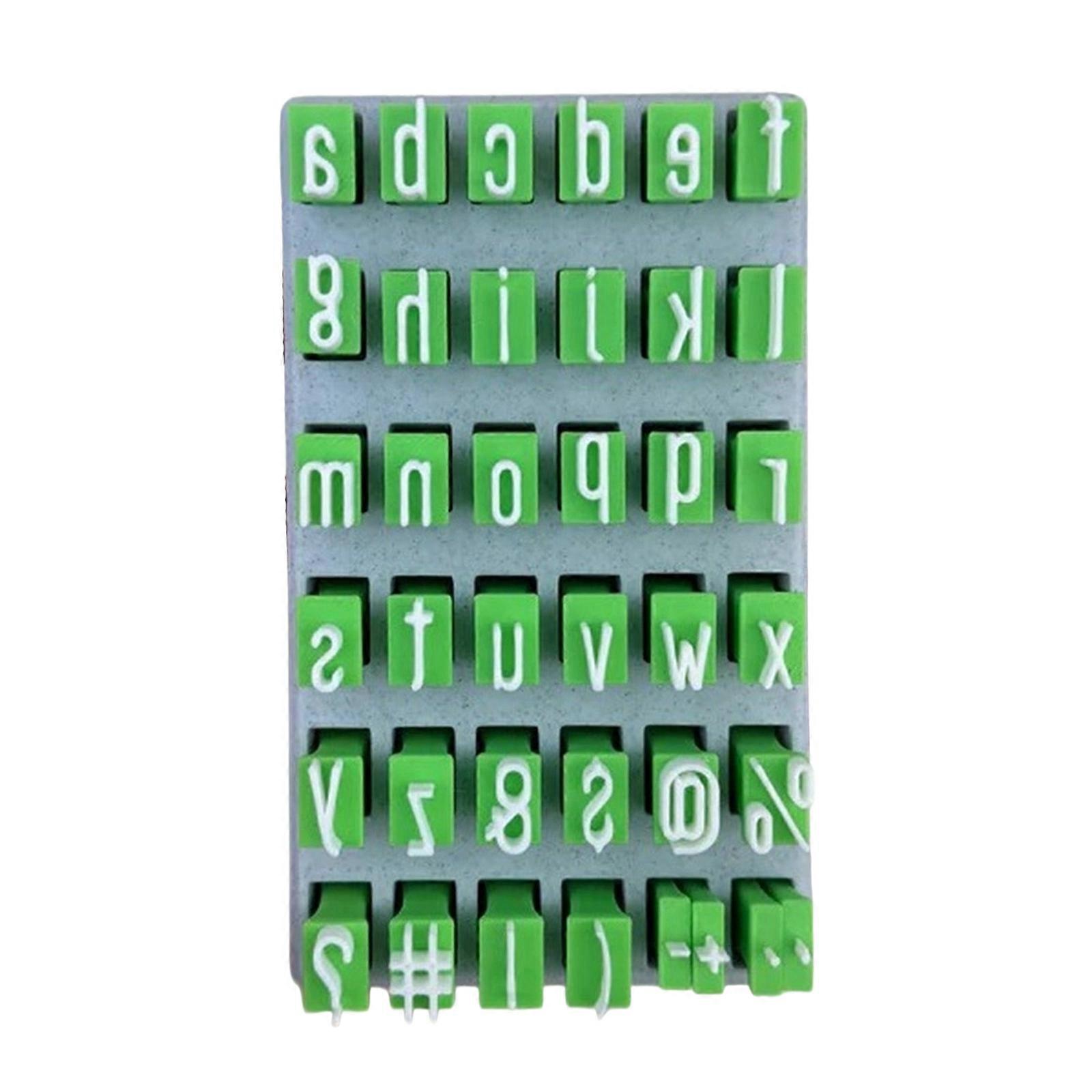 Durable Clay Embossing Tool Set Letters Stamps For Sculpting Pottery Supplies And Mixed Media Art Designs
