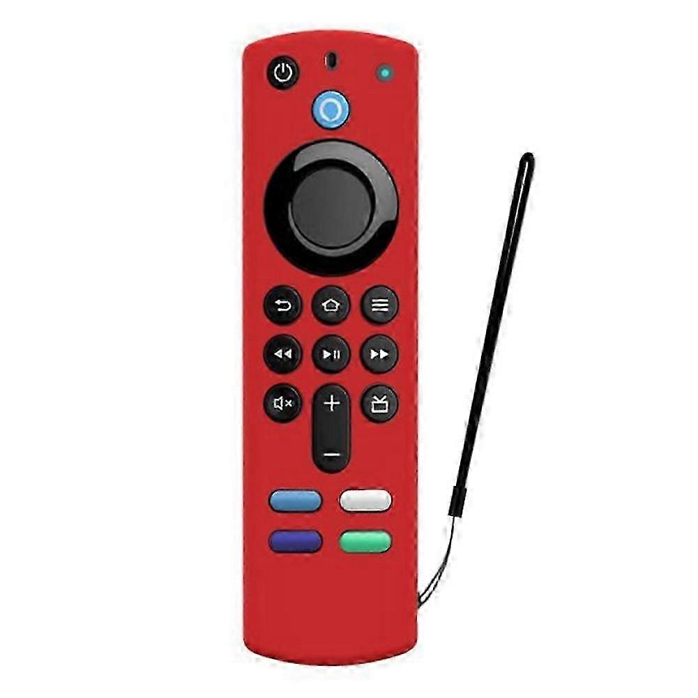 Silicone Remote Control Cover for 3Rd Gen 3Rd Generation Anti-Slip Remote Protector Case(Red)