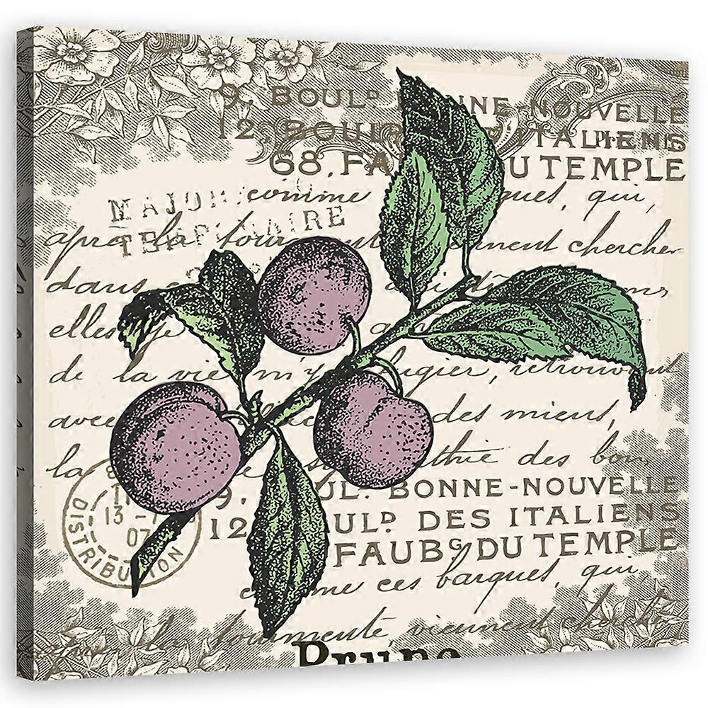 Lienzo, Ciruela vintage - 40x40