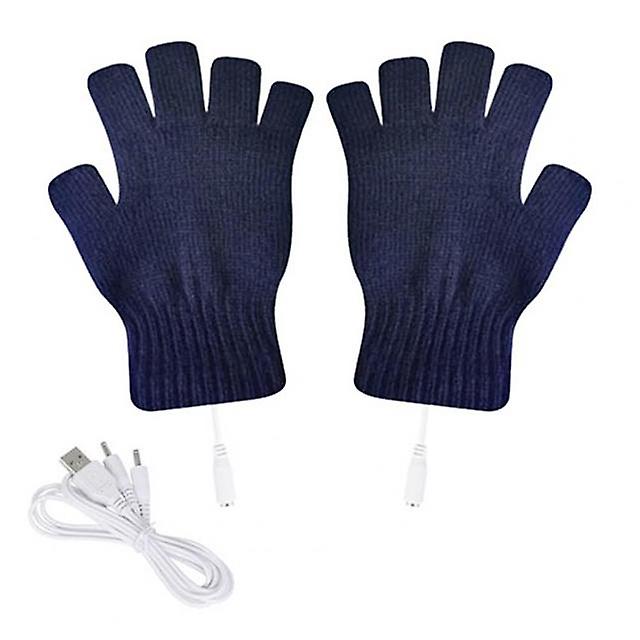 Washable 1 Pair Durable Winter Electric Usb Hand Warmers Breathable Thermal Gloves Lightweight For Home