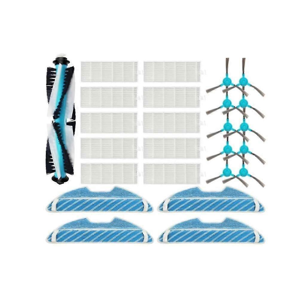 For Conga 1290 1390 Hepa Filter Mop Cloth Rag Main Side Brush Replacement Spare Part Accessory