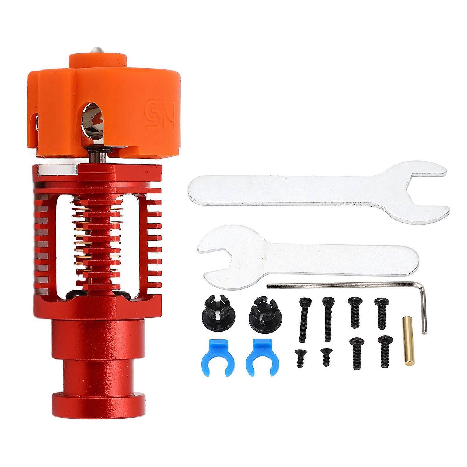 Kit hotend per stampante 3D Tutti i componenti per parti della testa di estrusione dell'estrusore in lega di rame resistente alle alte temperature in metallo