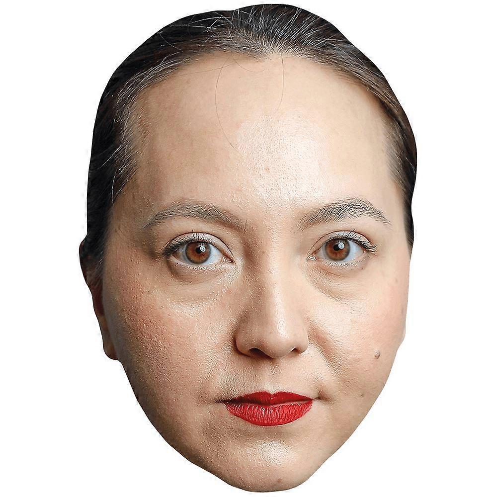 Amanda Nell Eu (Lipstick) Celebrity Mask, Flat Card Face