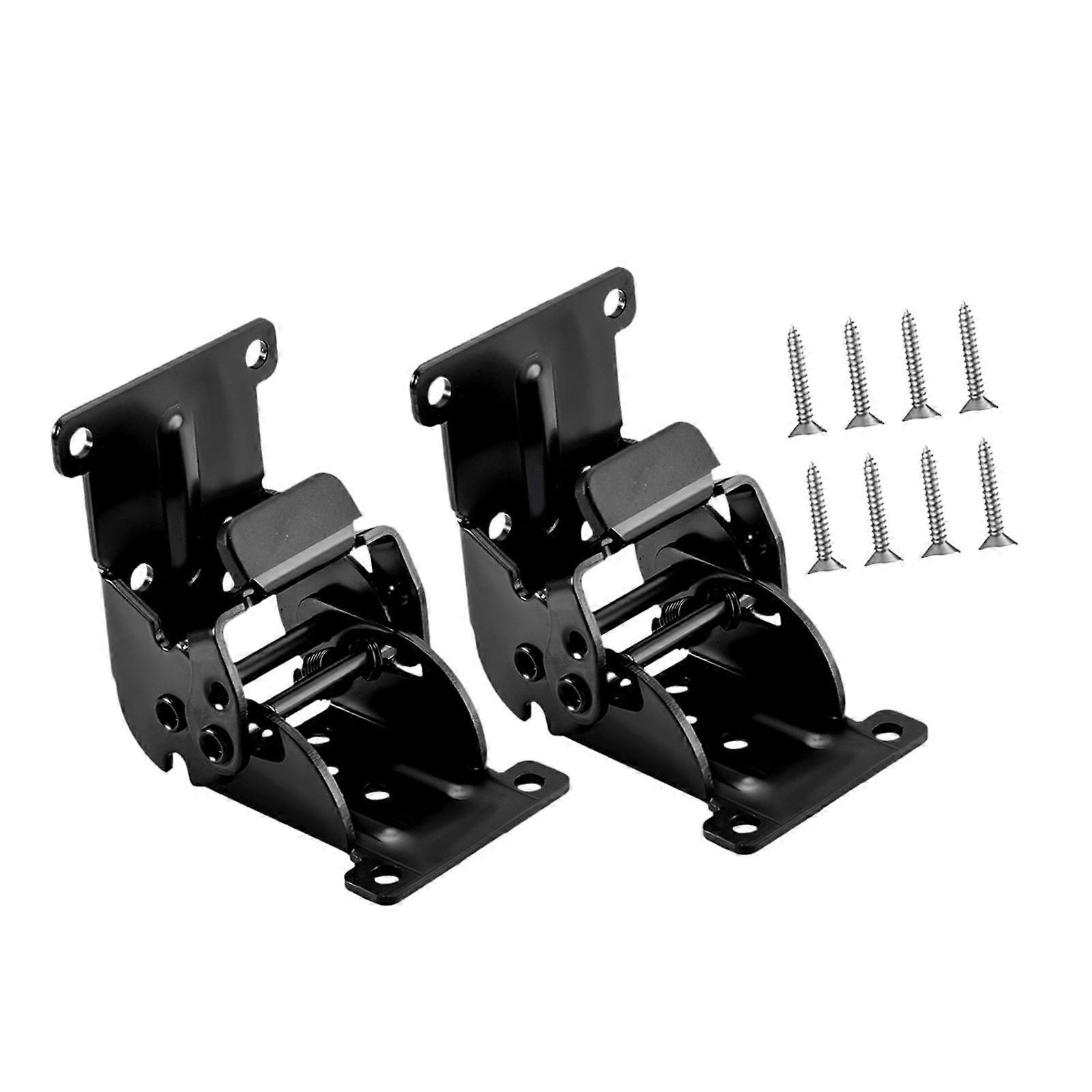 2x Furniture Leg Hinges Folding Self Locking Accessories Versatile for Workbench