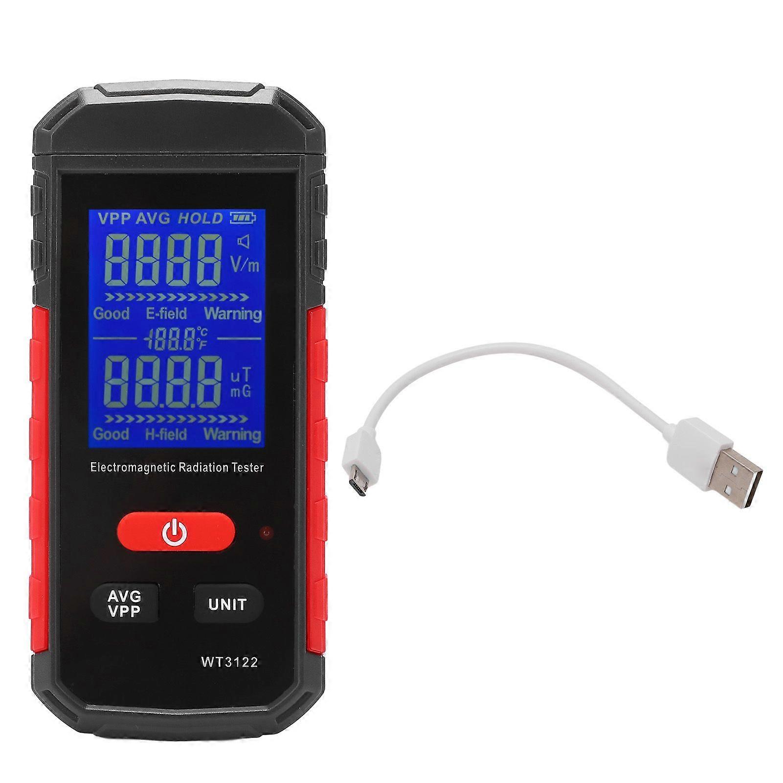 High quality  WT3122 Radiation Detector Electromagnetic Field Detector Sound and