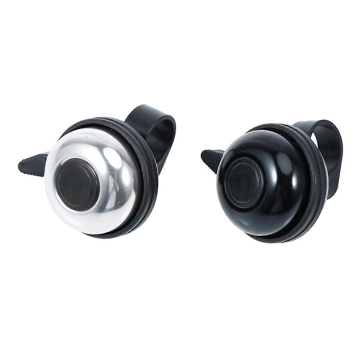 2pcs Durable Bike Bells with Loud Alarm Sound – Universal Handlebar Mount for Adults