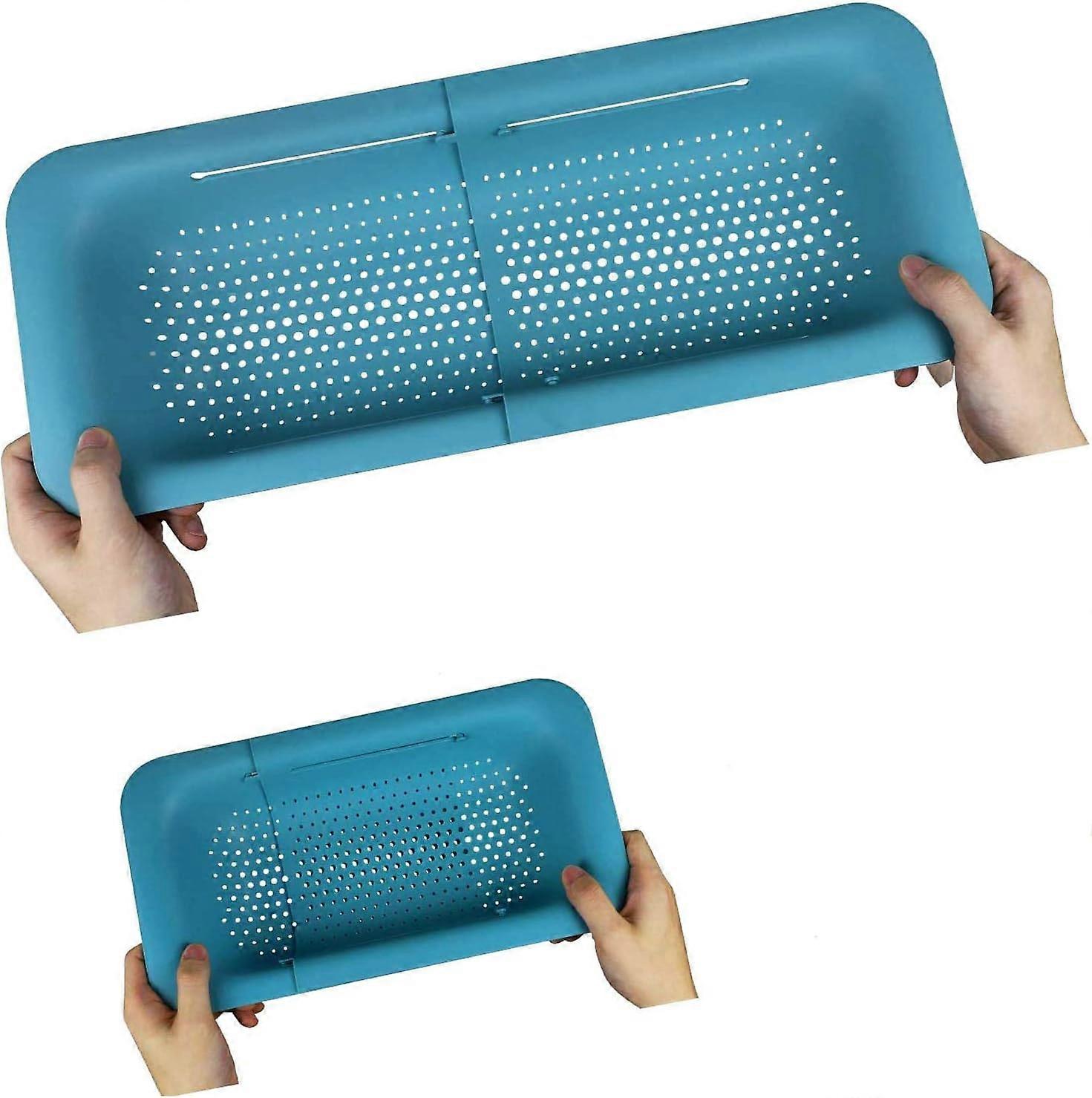 Pasta colander foldable sink drain basket