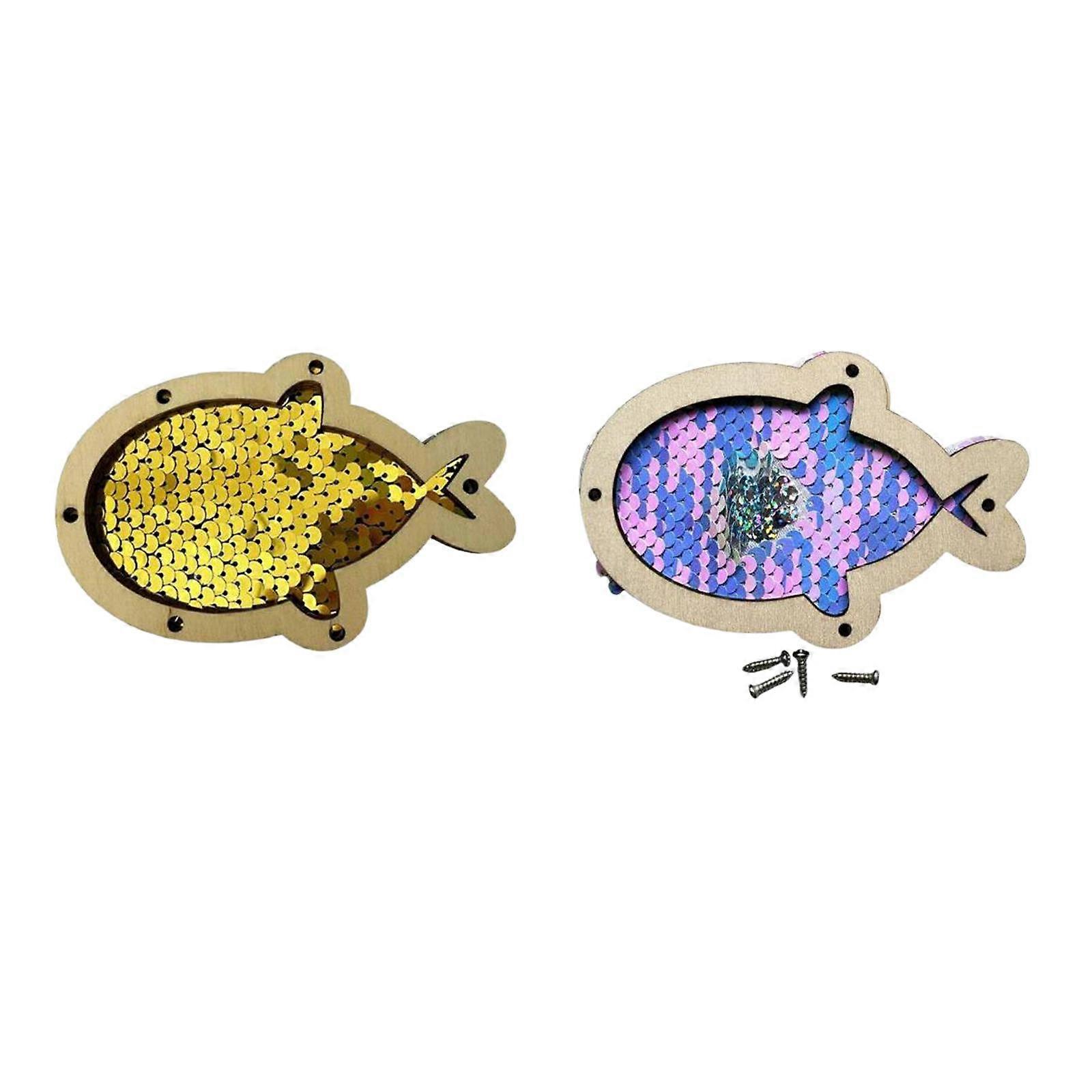 2pieces Kids Busy Board Sequins Practical Skill Activities