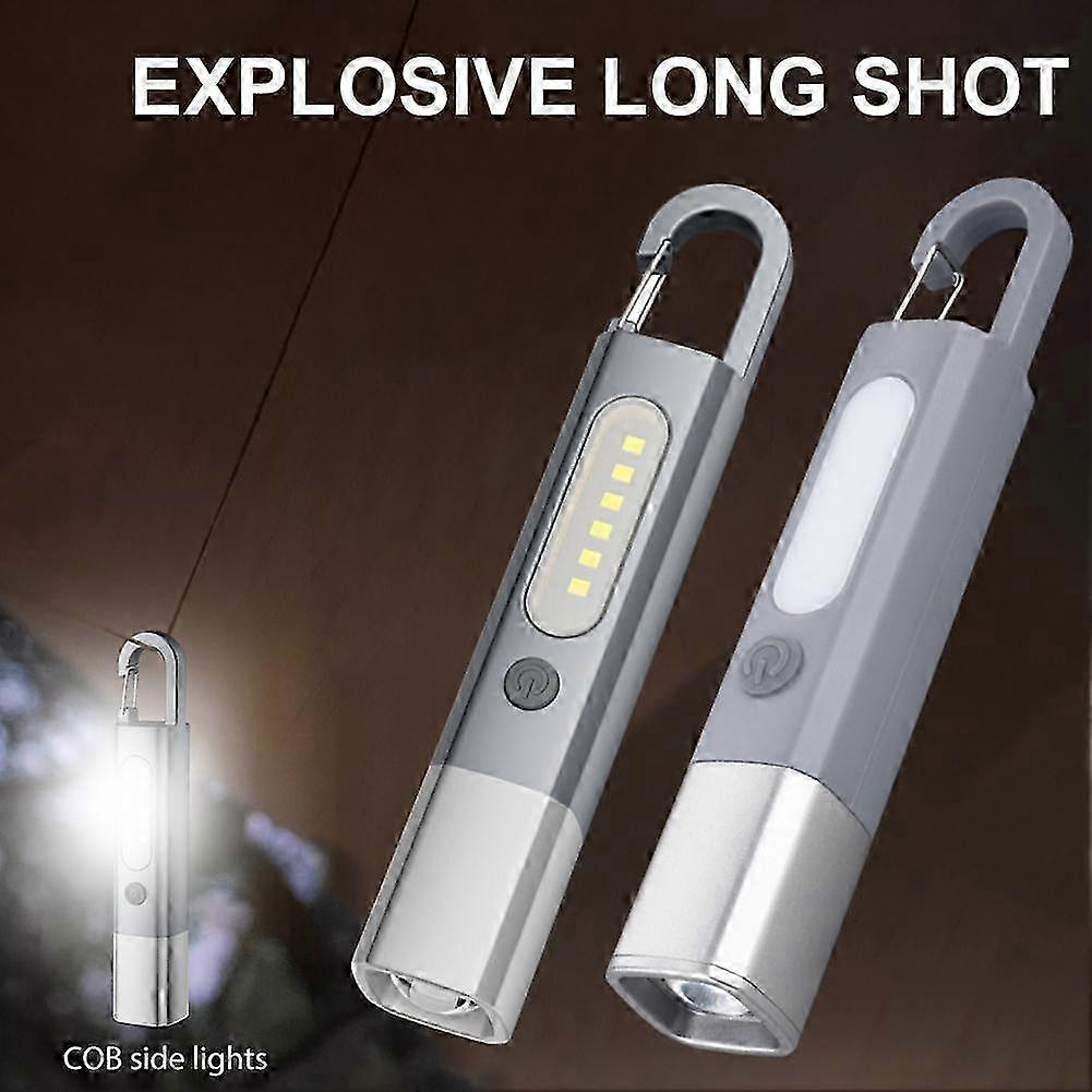 2025 Outdoor Flashlight Rechargeable Work Flash Light Torch Lamp Penlight