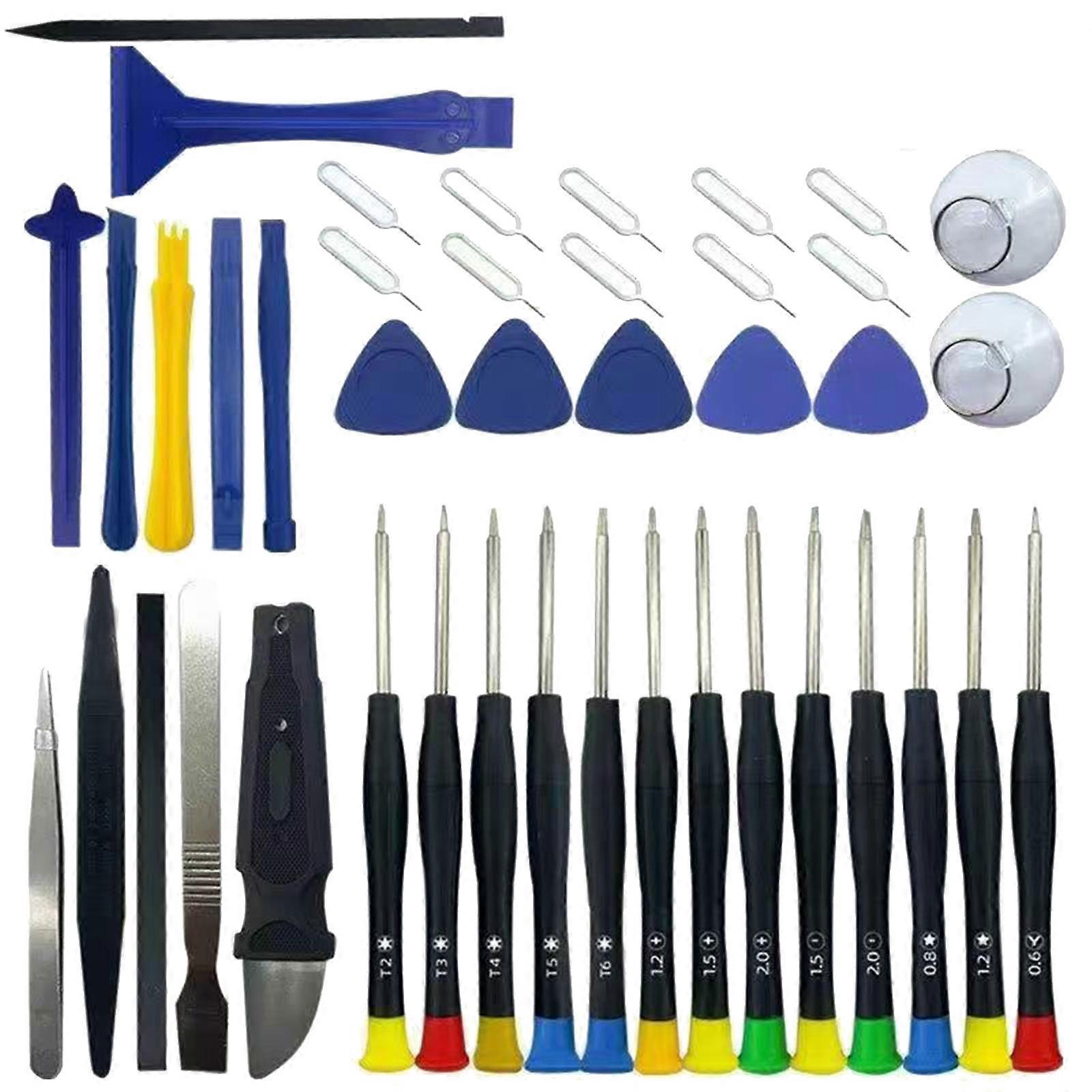 Electronics Precisions Screwdriver Set 42Pieces with Spudger Tool Repair Tool for Computer, Laptop, PC, Tablet Multicolor