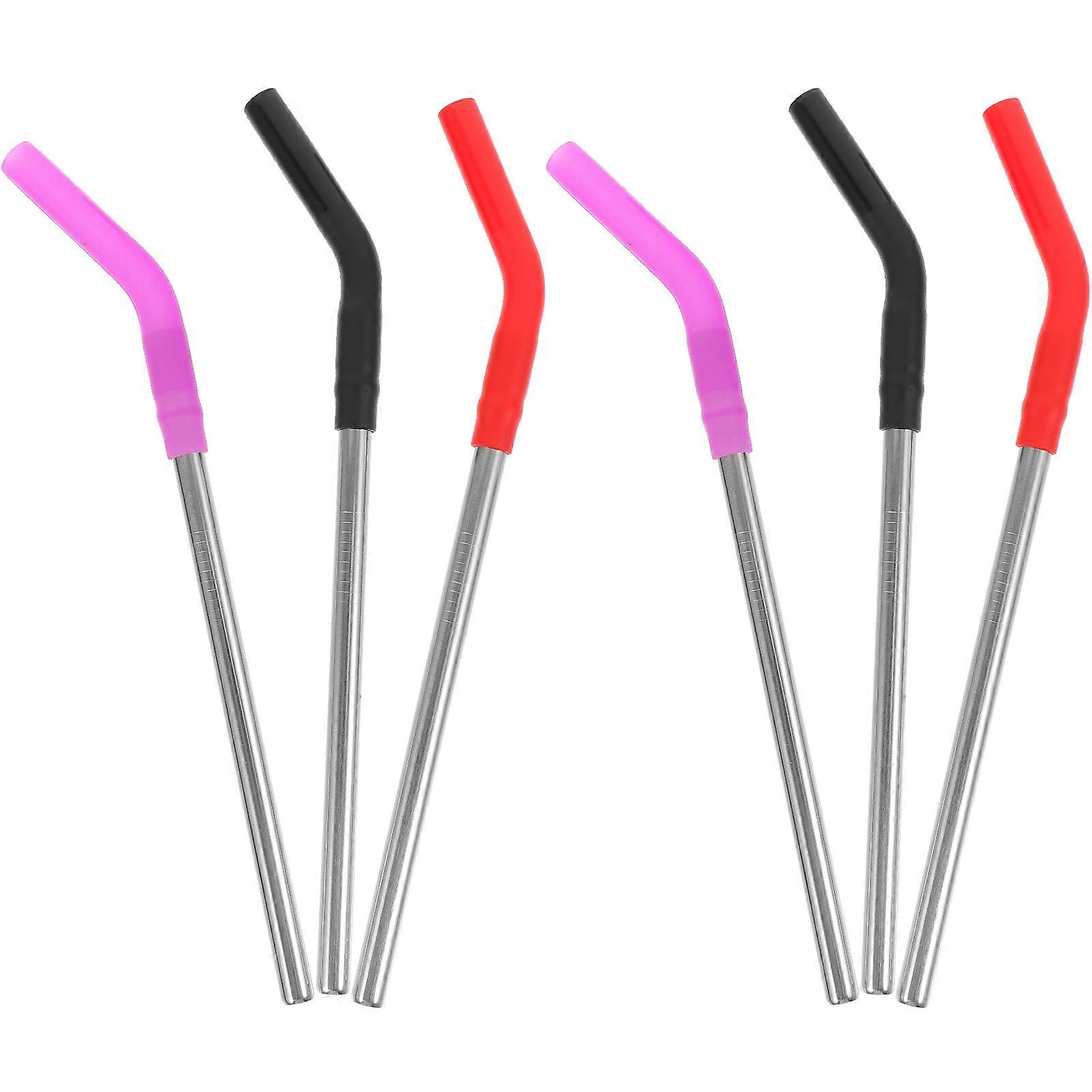 Stainless Steel Straws, Comfortable Silicone Tips for All Occasions