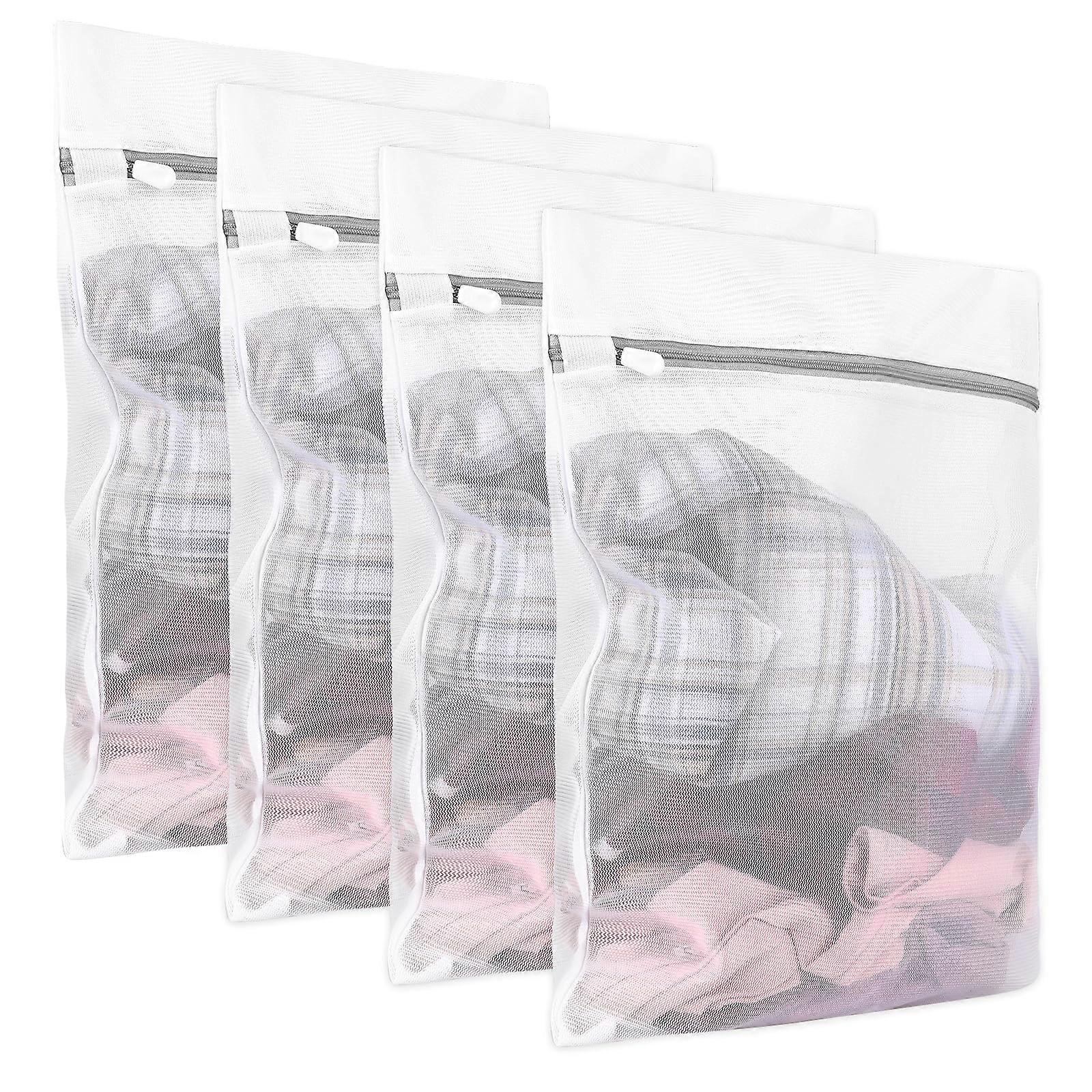 Laundry Net Set of 4, 30x40cm, for Delicates, Bra, Socks, Travel