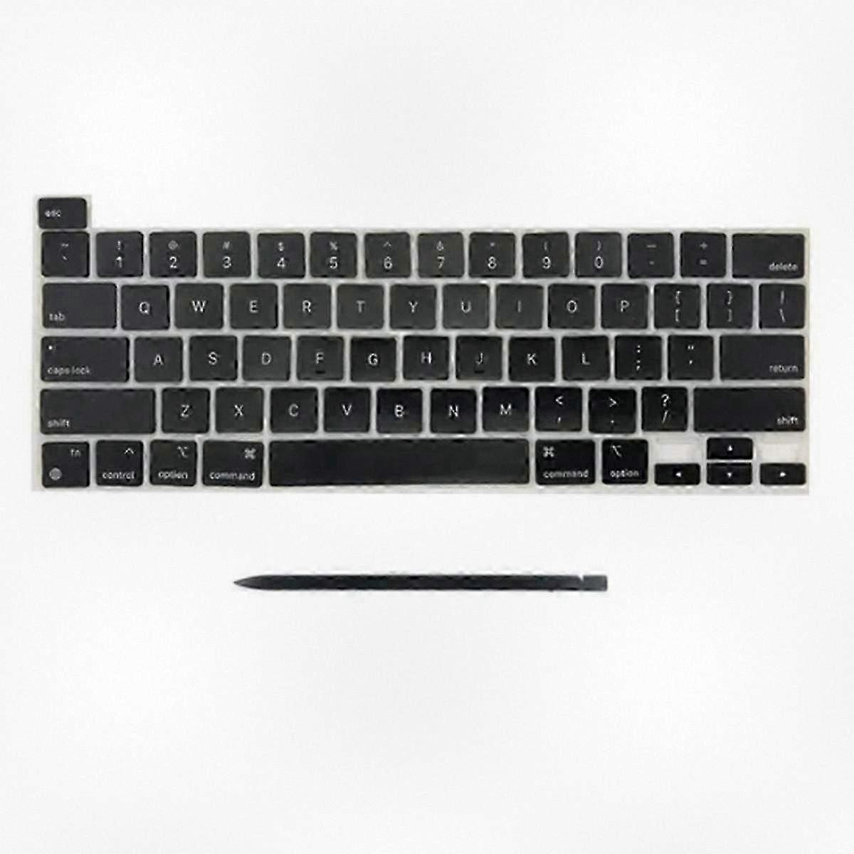 1 Set Replacement Keycap for MacBook Pro Retina 13 Inch M1 A2338 Keyboard EMC 3578 US Layout Compatible with Apple Laptops