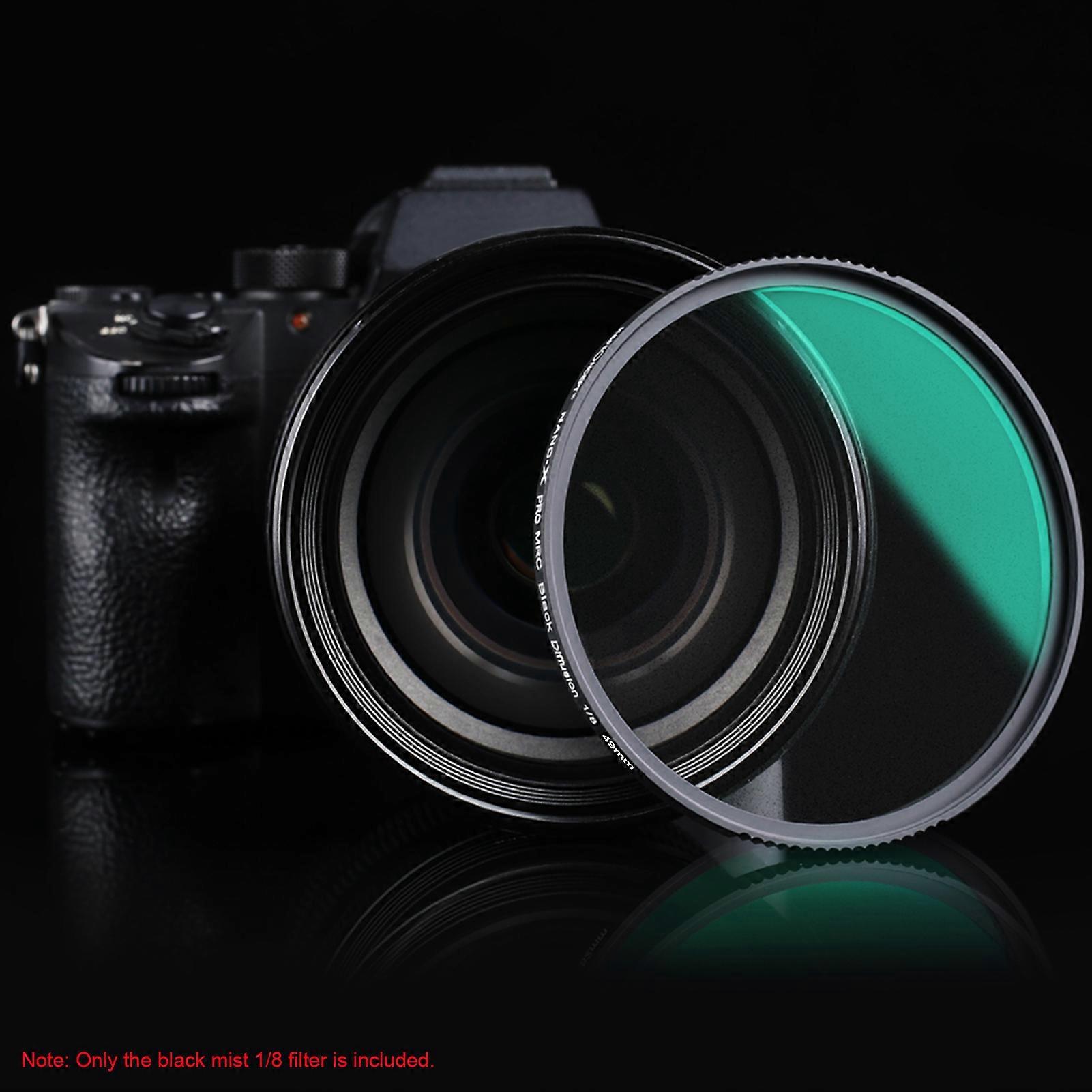 Transform Your Photos: K&F Concept 49mm Black Mist 1/8 Soft Focus Filter - Waterproof & Durable