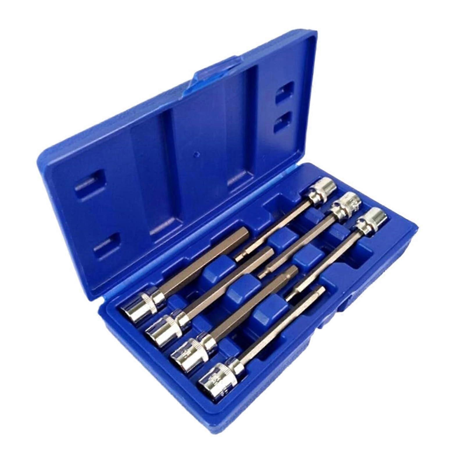 Werkzeugk 7 Pcs Verlängerung Schlssel Ratschen Steckschlssel Buchse Set Blue