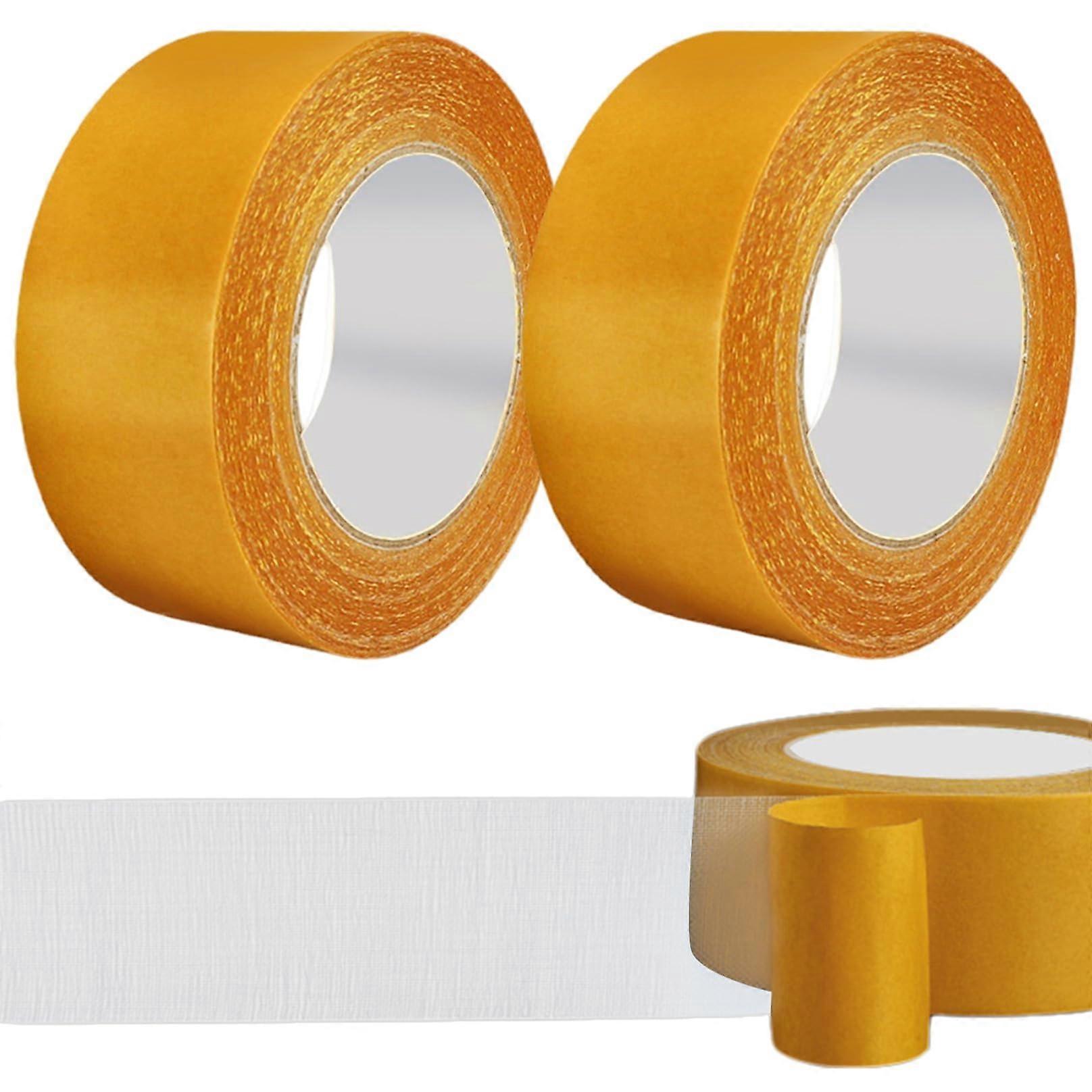 2pcs Double-Sided Tape 1.18x393.7in High Strength Mesh Adhesive for Wedding Exhibitions and Home Decor