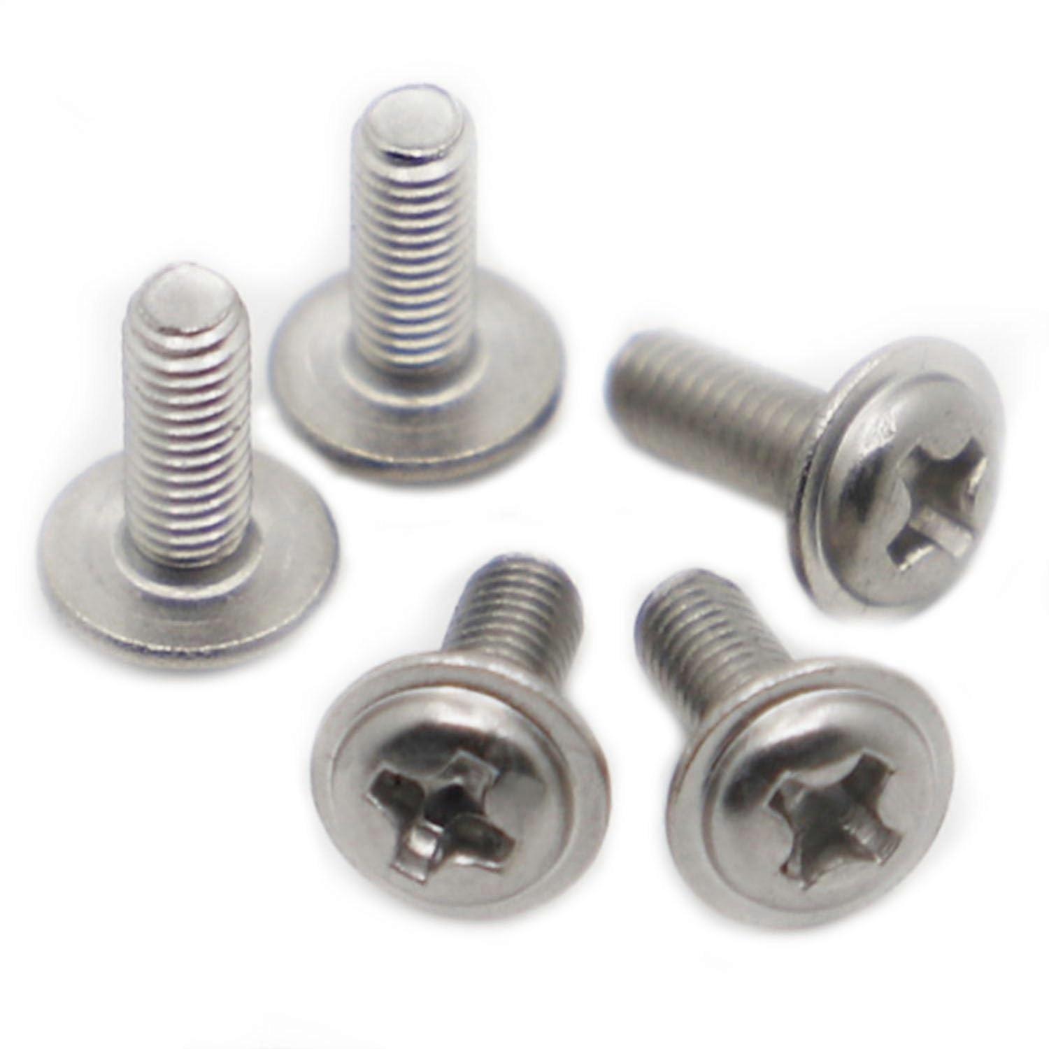 M2 M2.5 M3 M4 M5 M6 DIN967 304 stainless steel PWM cross pan head screw bolt (M5 10pcs 25mm)