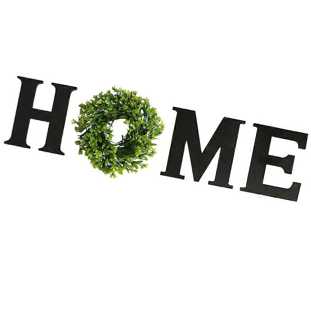 House Decorations For Home Initials Wall Decor Black Rectangular Photography Prop 1Set
