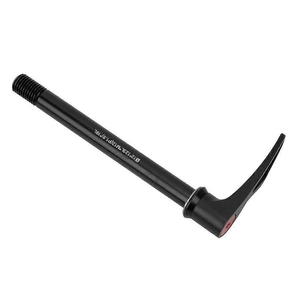 マウンテンロードバイク用アルミ合金製安全バイクホイールハブ串クイックリリースクリップボルトレバーアクスル(Φ12 * 123L * M12(P1.5)* 19L)