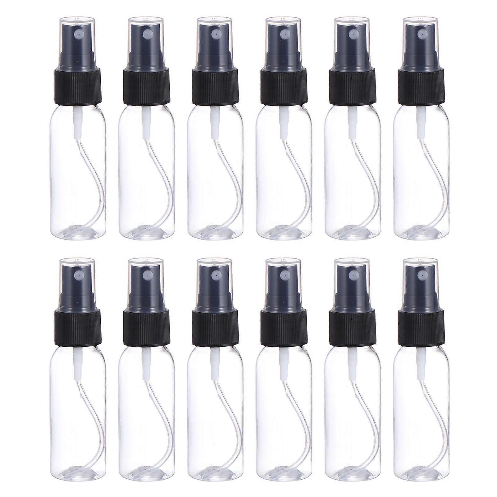 Refillable Perfume Bottle Atomizer 12Pcs 30ml Plastic Empty Fine Mist Perfume Sprayer Travel Size