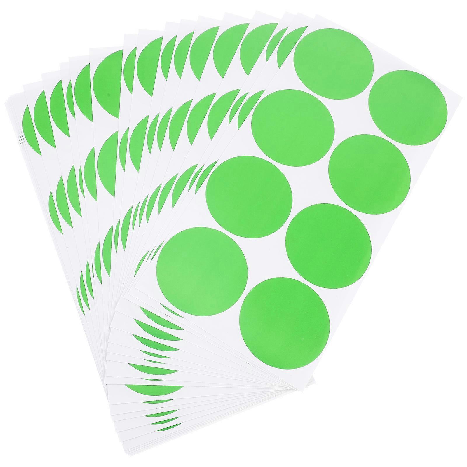 Colorful Round Dot Stickers 20 Sheets Self Adhesive Labels for Home and Office Organization, Sorting, and Categorizing