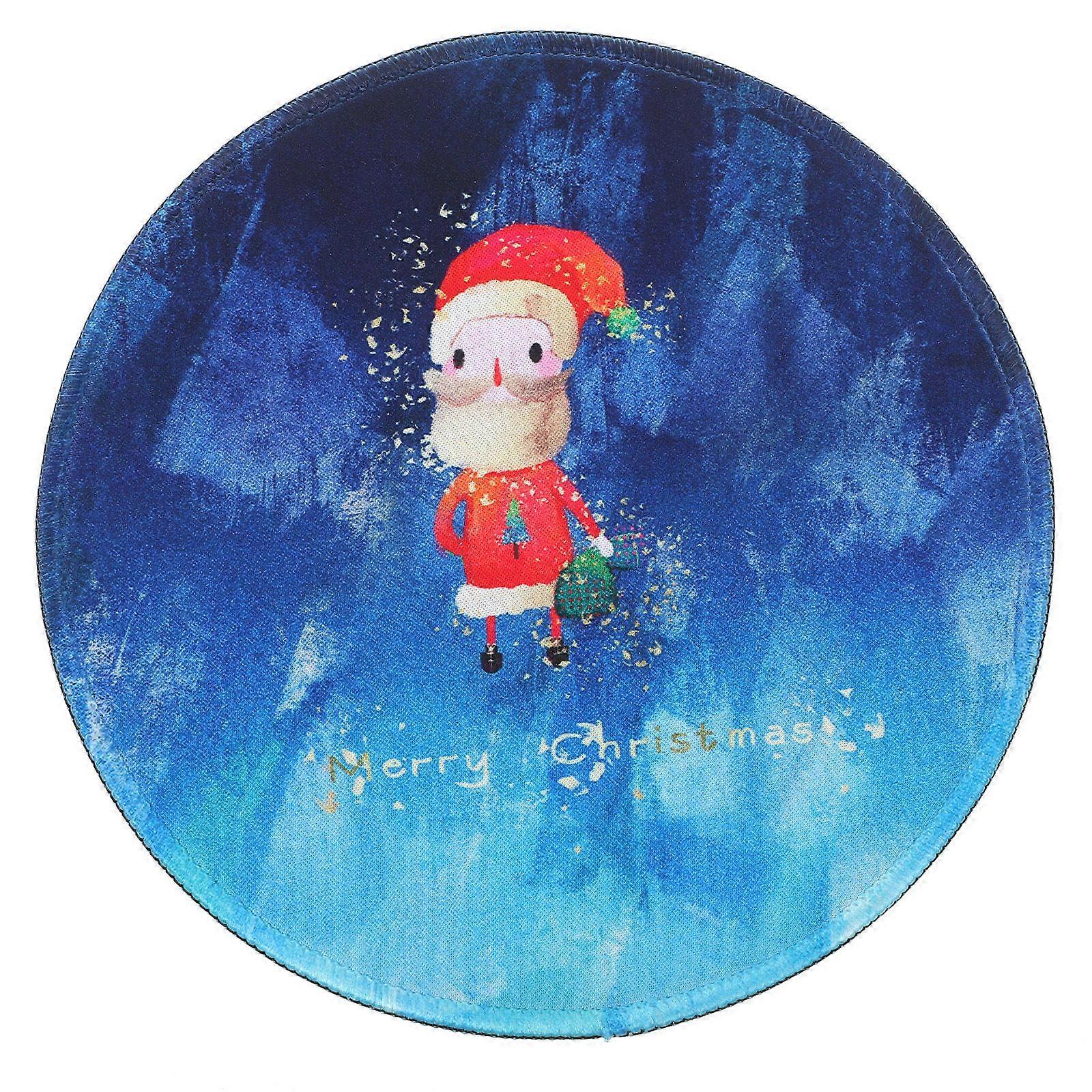 Circle Mouse Pad Small Size 20x20x0.3cm Rubber And Cloth Material For Home Use Quick and Accurate Movement 1Pack
