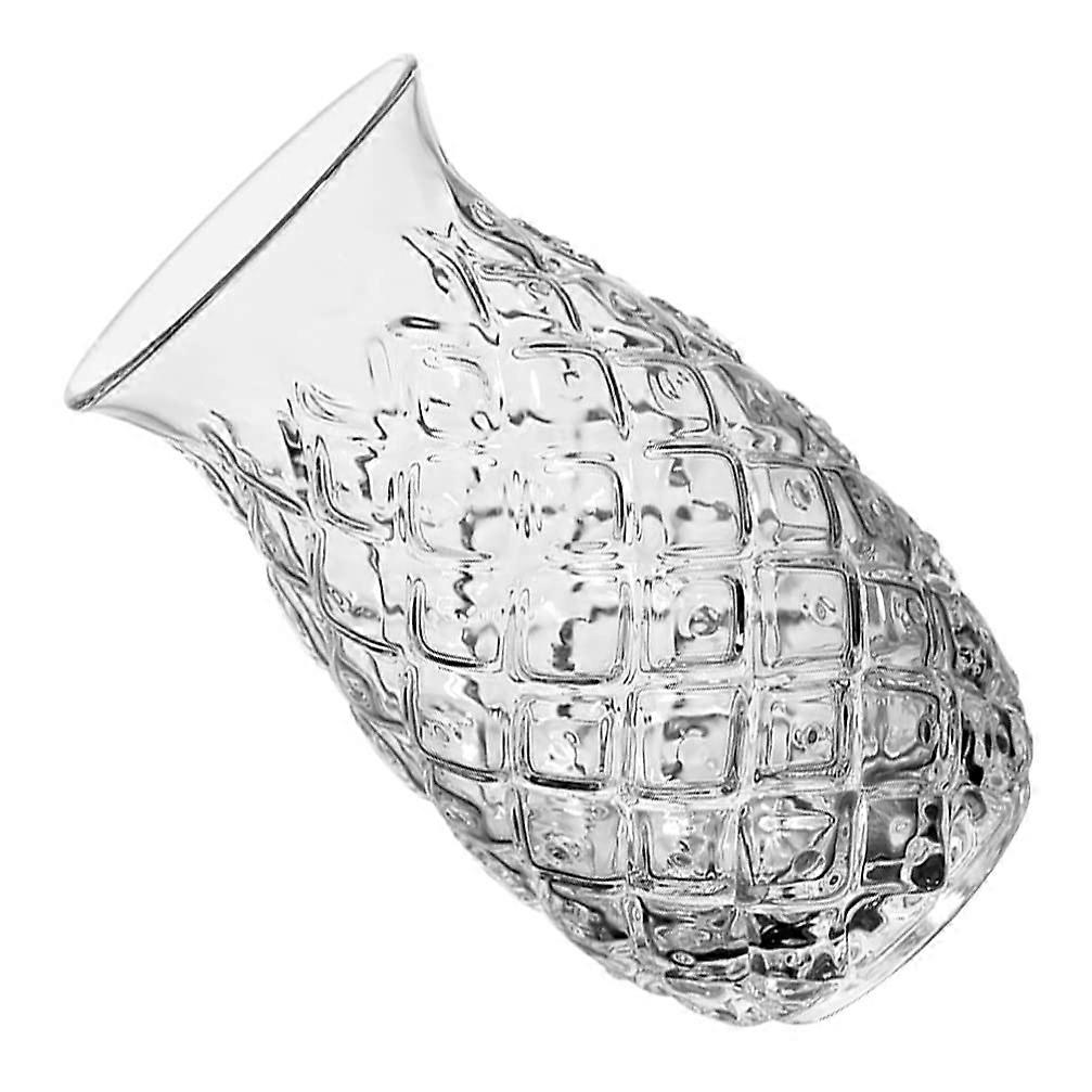 Creative Glass Cup Pineapple Shaped Cocktail Glasses 480ml for Martini, Wine, and Mixed Drinks at Bars and Dinner Parties