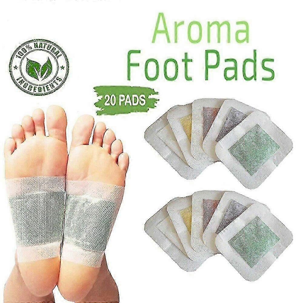 Premium Ginger Detox Foot Pads Patch Organic Herbal Cleansing Detox Pads - 10 Pairs